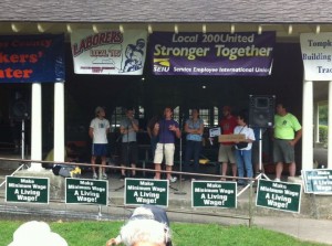 Over 400 People Attend the 29th Annual Labor Day Picnic in Tompkins County! We Are the 99%!!