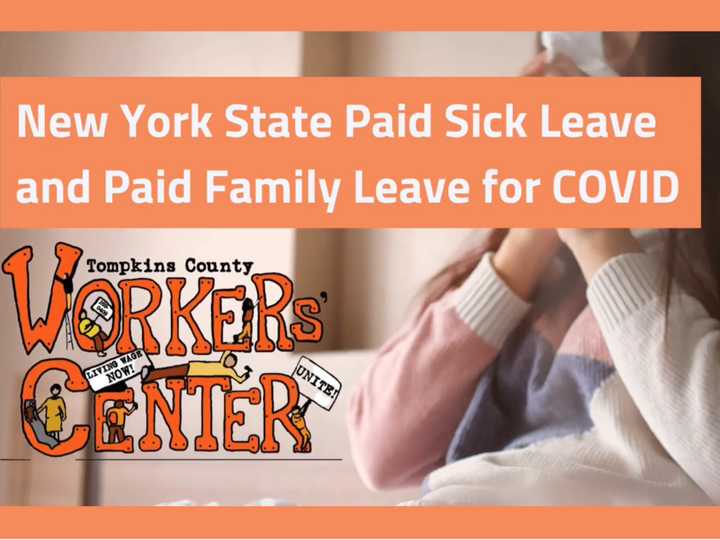 NYS Paid Sick Leave and Paid Family Leave for COVID19 Tompkins