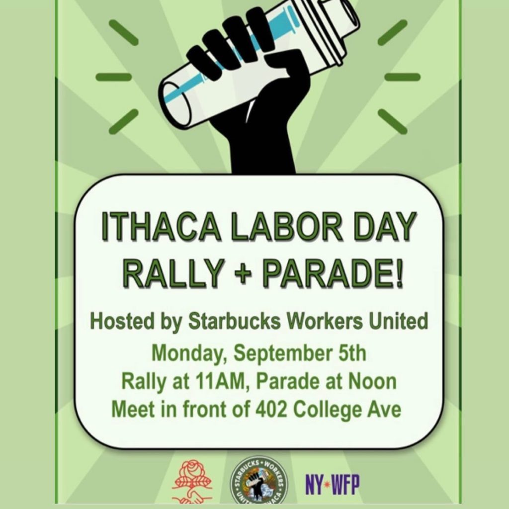 MONDAY: Labor Day Rally and March, Starts @ 11 a.m.